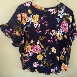 Loft Floral Blouse XL